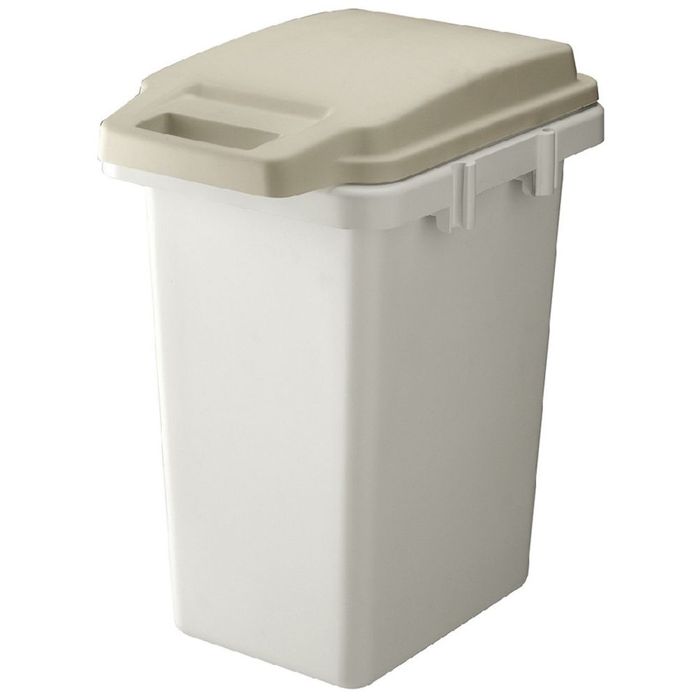 日本 RISU - H&H系列防臭連結垃圾桶-米白色-33L