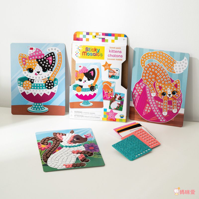 加拿大 Sticky Mosaics - 馬賽克拼貼旅遊包-家有小狗-607 pcs