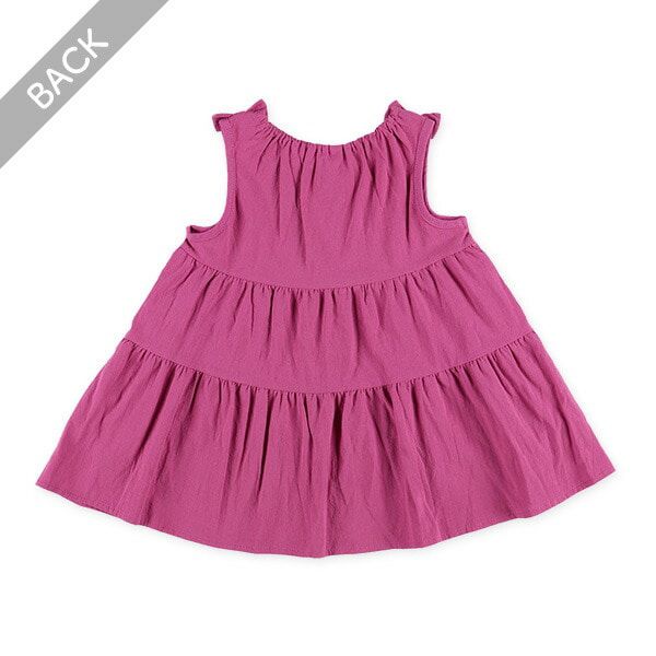 日本西松屋 - 甜美蝴蝶結無袖上衣-小碎花-深藍