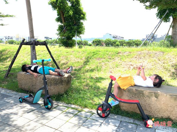 奧地利Nadle - 三合一多功能三輪滑步/滑板車-藍色