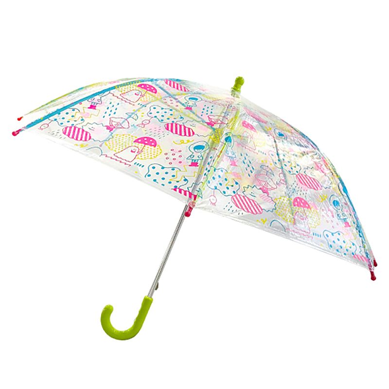 日本Caetla - Evereon 可替換式環保兒童傘-日本設計師萌萌款-綠色 (45cm)