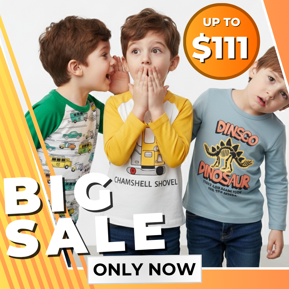 😱 不！活動即將結束！純棉童裝$111起！最後入手機會 ⏰