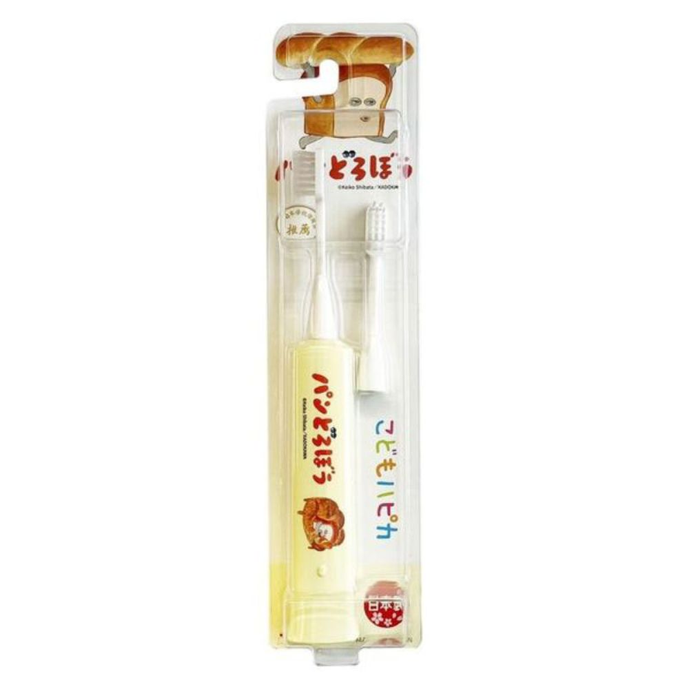 Hapika兒童電動牙刷-麵包小偷-日本製