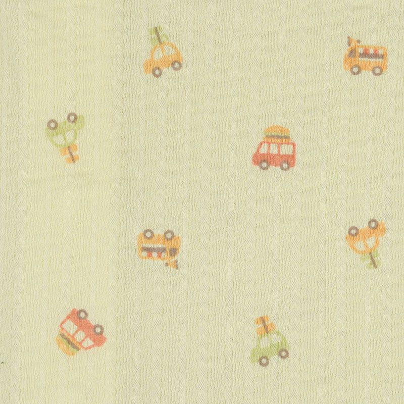 akachan honpo - 短袖兔裝-汽車-奶油色