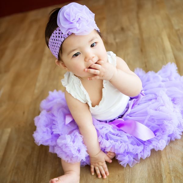 日安朵朵 - 女嬰童雪紡蓬蓬裙-長髮公主