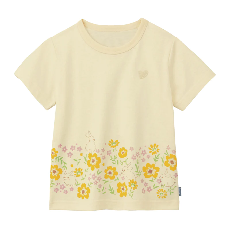 日本千趣會 - GITA 天竺棉印花短T-櫻桃-黃