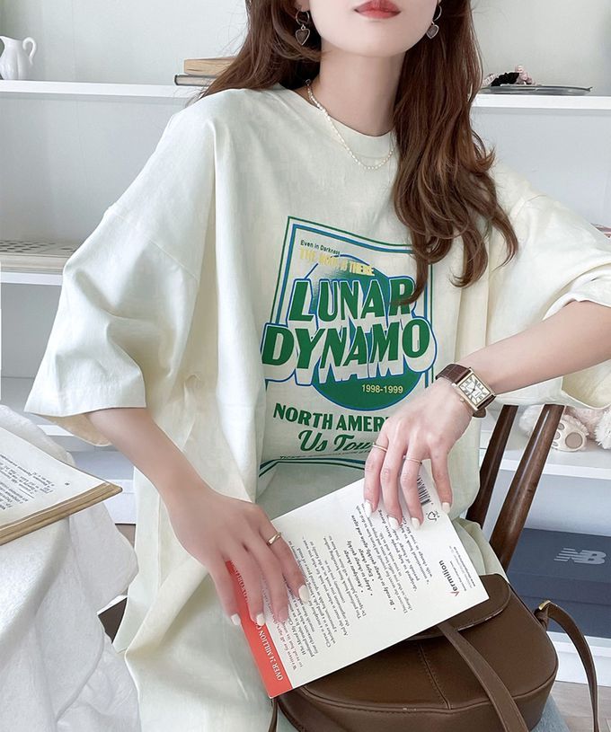 日本 Classical Elf - 100%棉美式復古印花T恤-深灰