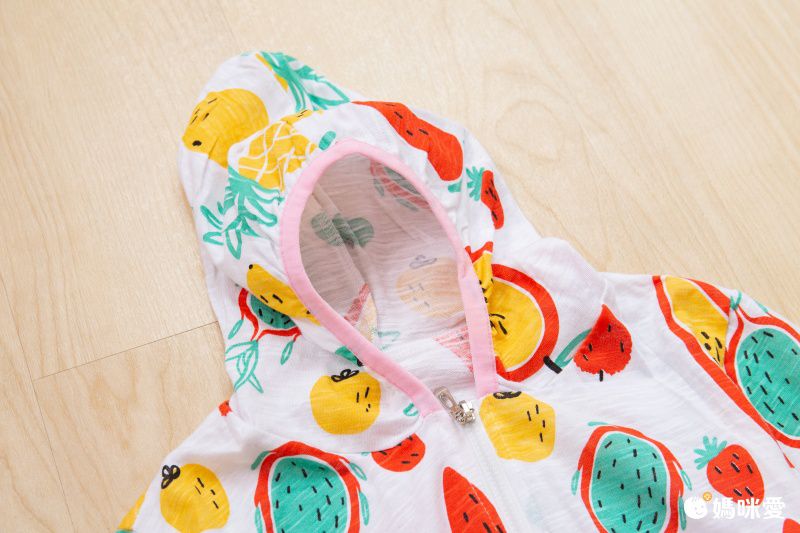 純棉舒適防蚊防曬外套-杏色老鼠