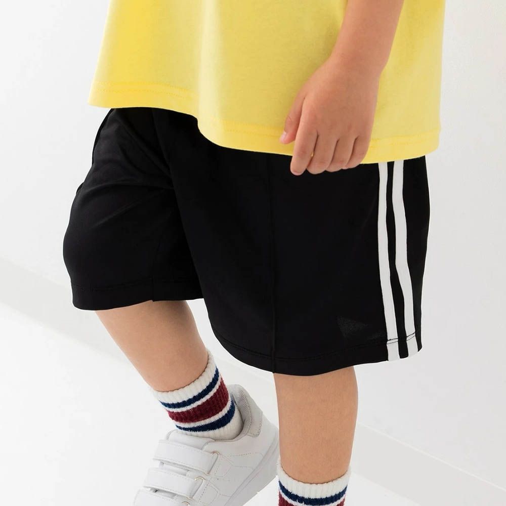 抗UV 不易起球彈力短褲-黑