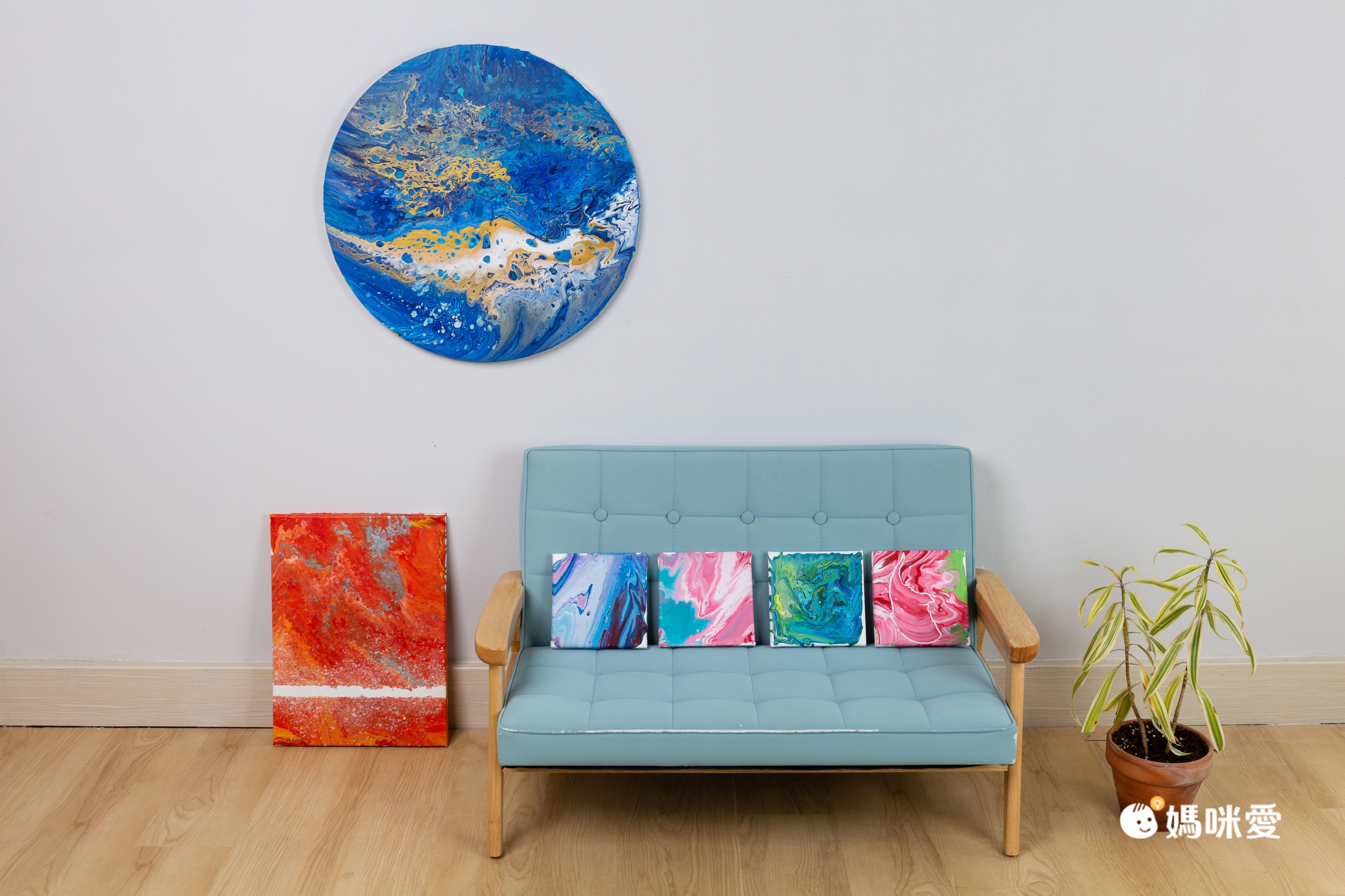 3歲也能畫出曠世巨作【 媽媽友 mamayo 】流體畫