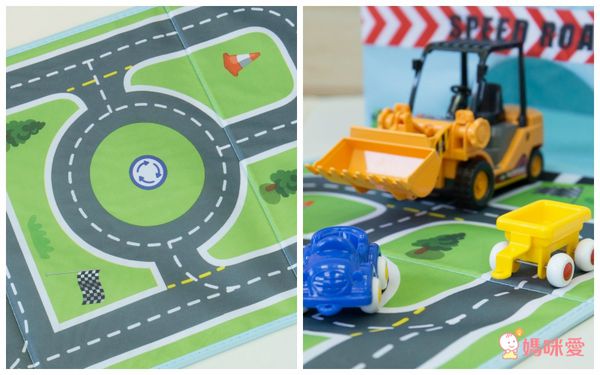 日本 U-COMPANY - 遊戲背景玩具折疊收納箱-賽車