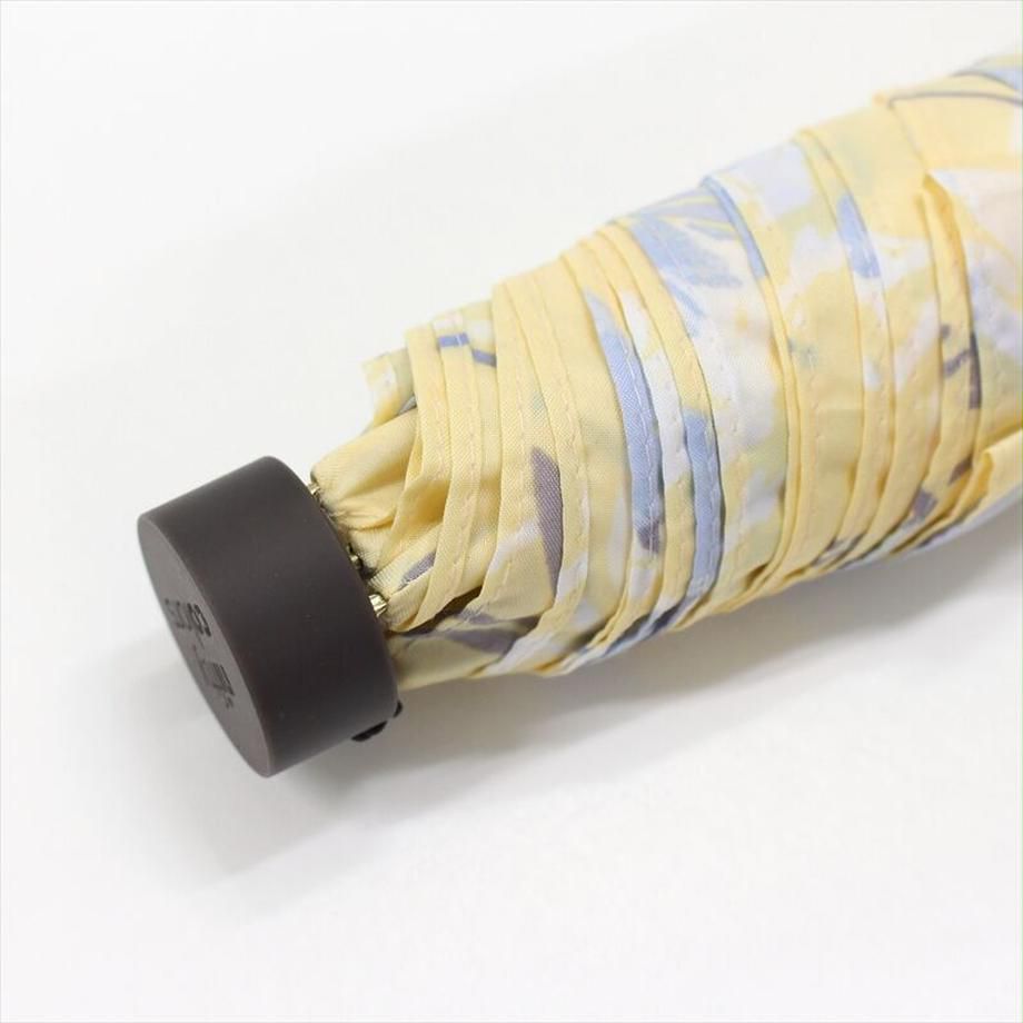 日本 nifty colors - 抗UV輕量 晴雨兩用折疊傘-法式花舞-薄荷綠 (直徑98cm/191g)