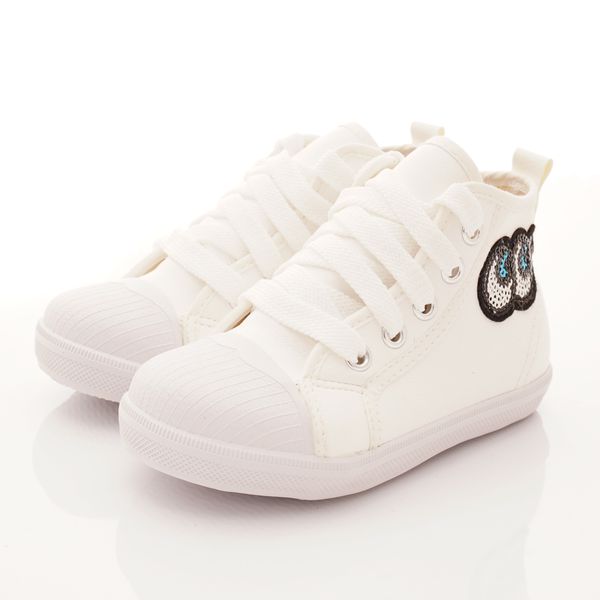 PV日式私藏 - 專櫃童鞋-大眼睛亮片貝殼鞋款(中小童段)-白