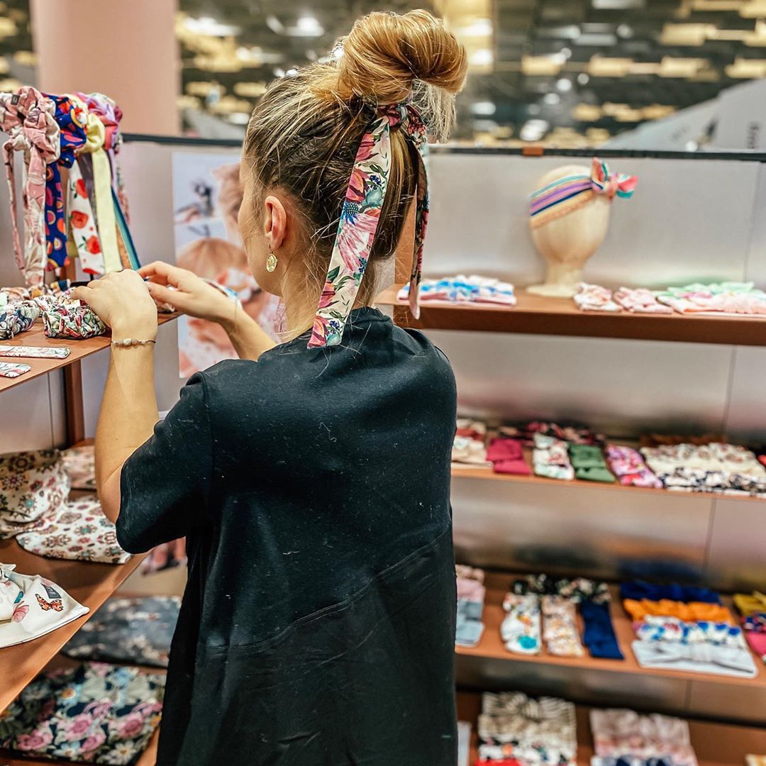 波蘭UL&KA - SCT-31 波蘭手工長尾髮圈-ROSALIE