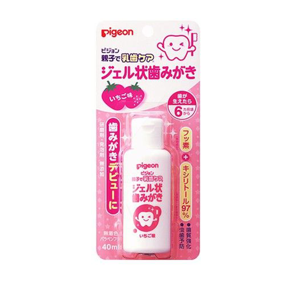 貝親 Pigeon - 液狀防蛀牙膏 (含氟量250ppm)-草莓口味
