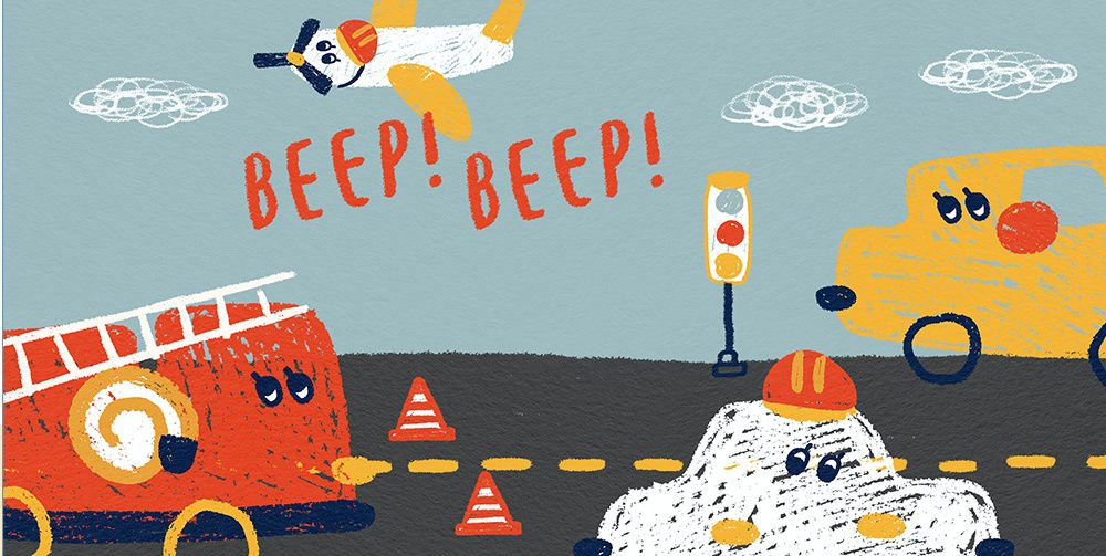 韓國 Maatila - (兒童款)可水洗M2全方位抗菌防蟎棉被-噗噗車車