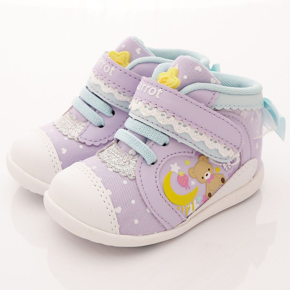 Moonstar日本月星 - 日本月星機能童鞋-2E星空熊學步機能款(寶寶段)-紫