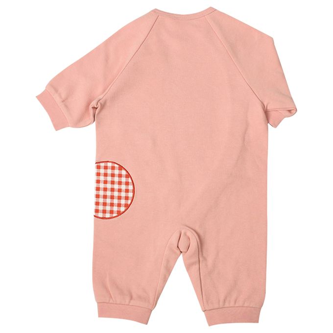 akachan honpo - 長袖兔裝 翻身神隊友-彈性材質-桃色