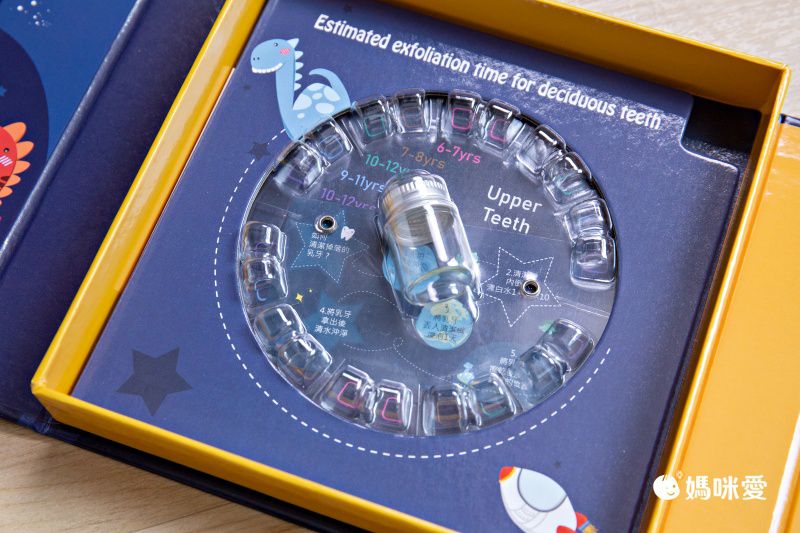 MangoBanana - 乳牙收藏盒-大象泡泡 (17.6 x 17.6 x 4 cm)-英文版