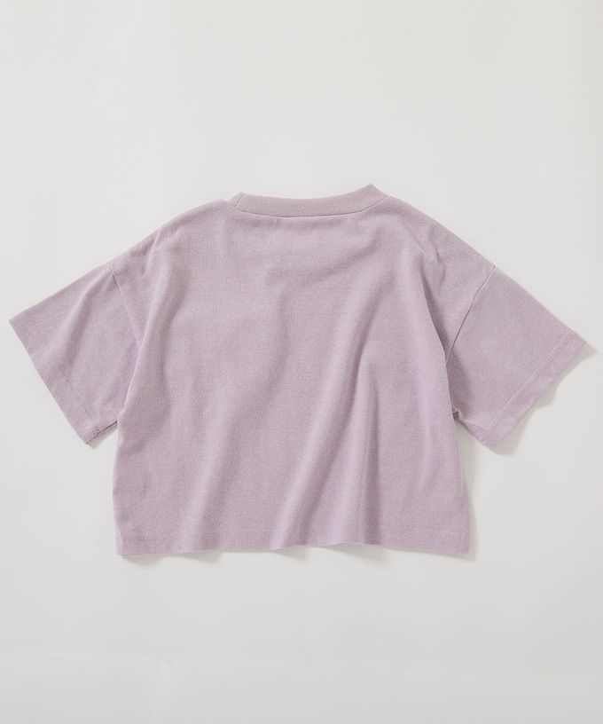 日本 devirock - 俏皮心型薄紗短袖上衣-黑