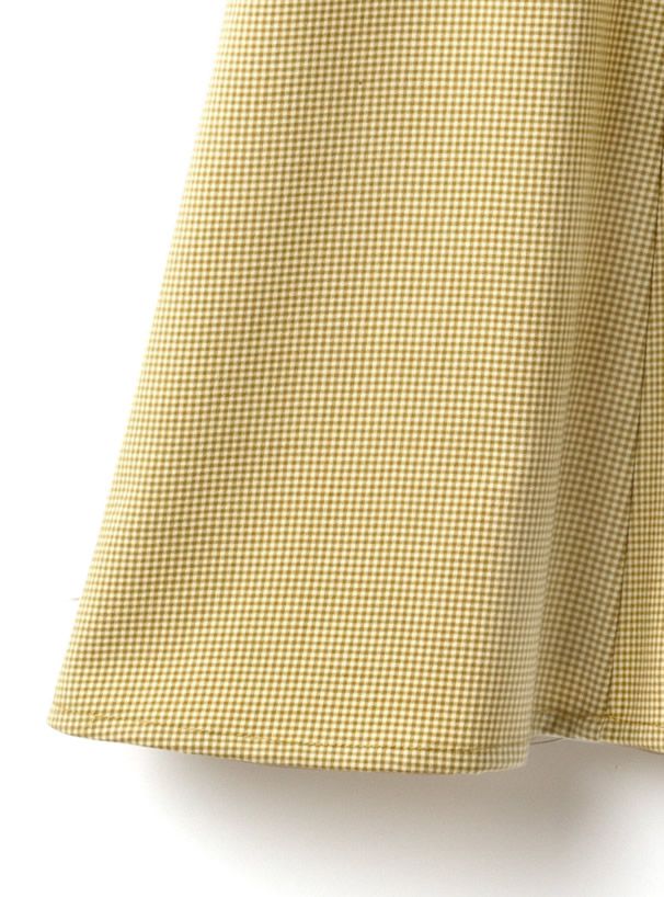 日本 GRL - 後腰綁帶設計修身魚尾長裙-蘋果綠