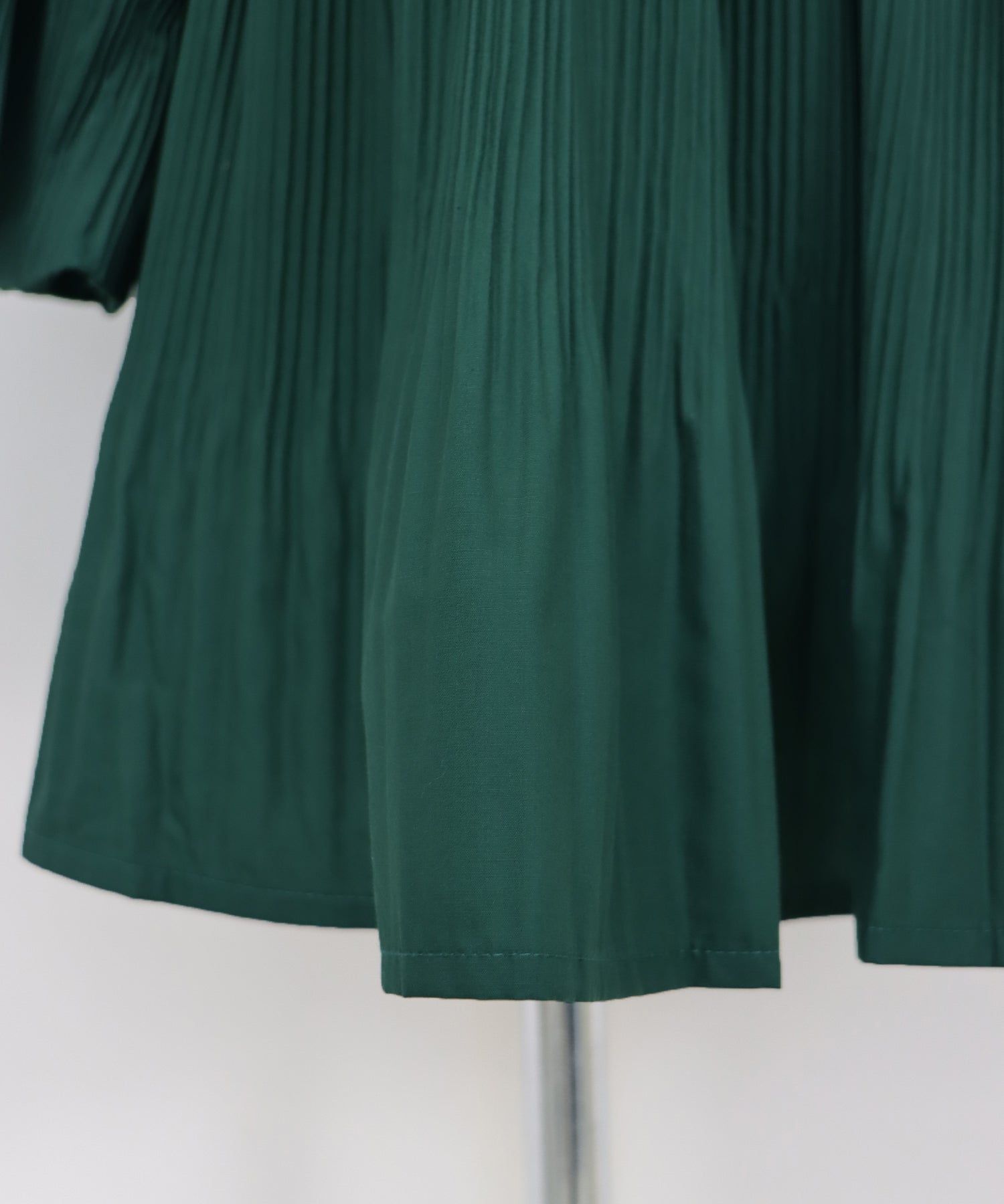 日本 BLUE EAST - 楊柳拼接五分袖上衣-奶茶