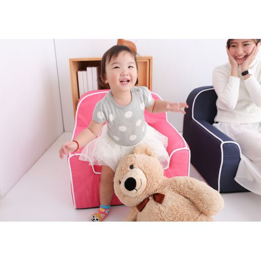 AJ2  北歐風質感兒童沙發 / 親子星球泡芙懶骨頭