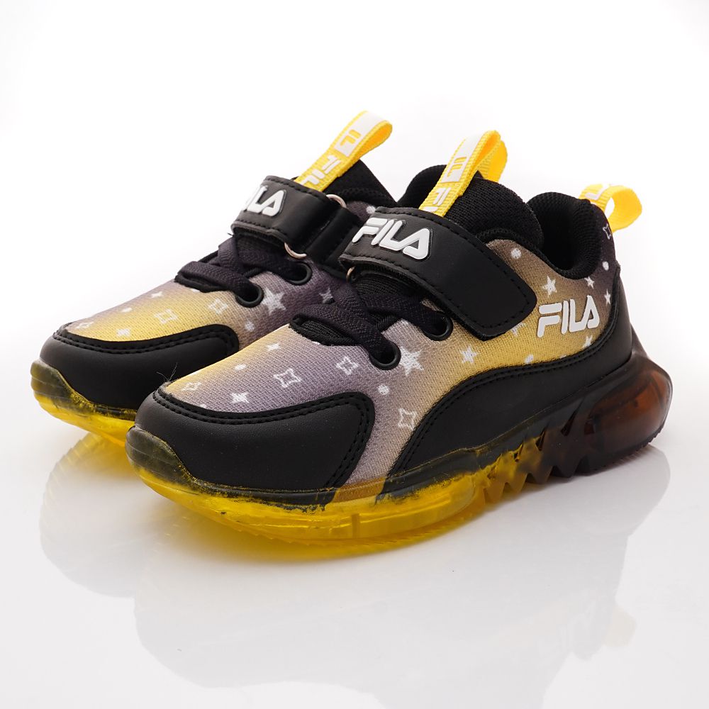 FILA - FILA電燈運動鞋-7-J851X-091黑(中小童段)-運動鞋-黑