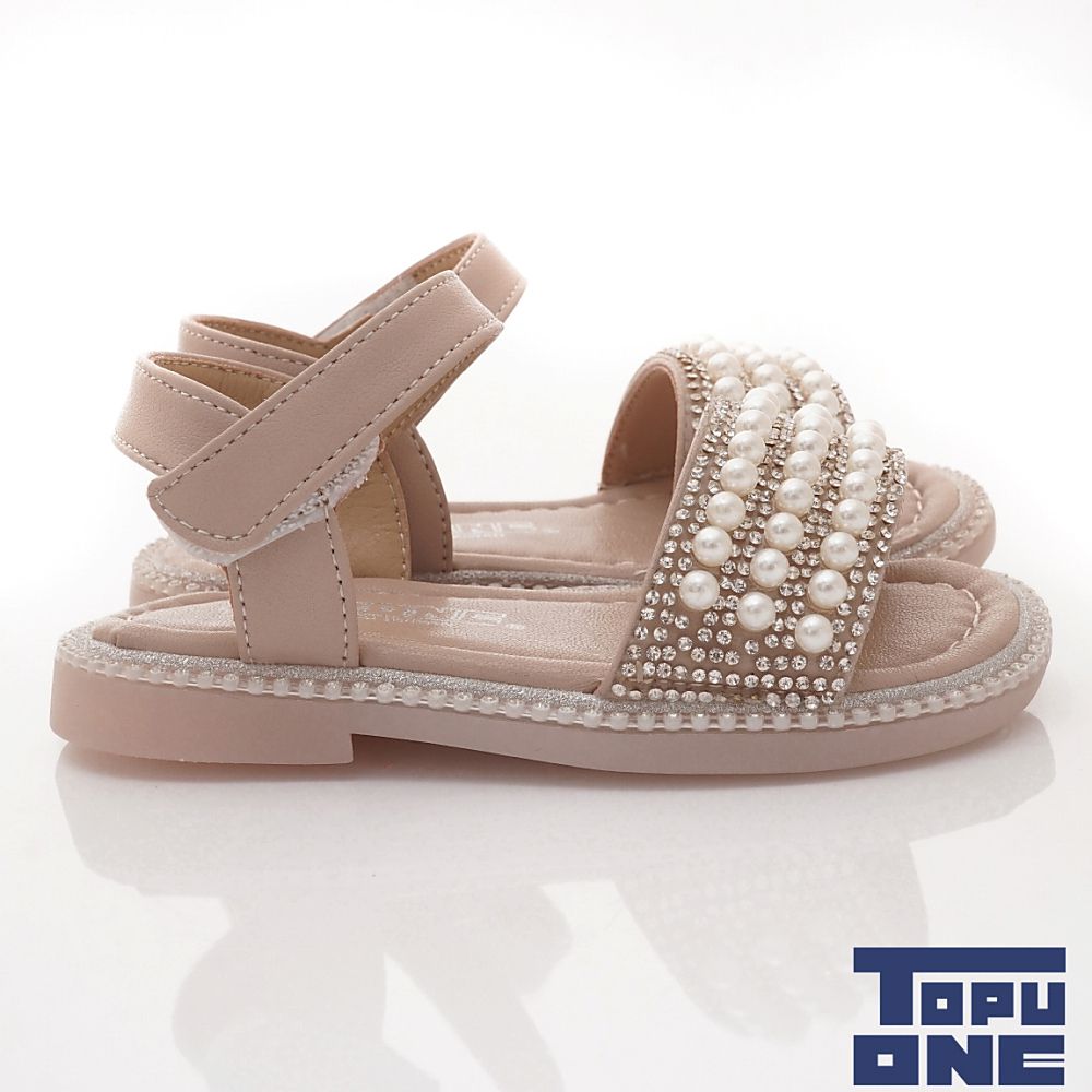 TOPUONE - 氣質串珠涼鞋(中小童段)-粉