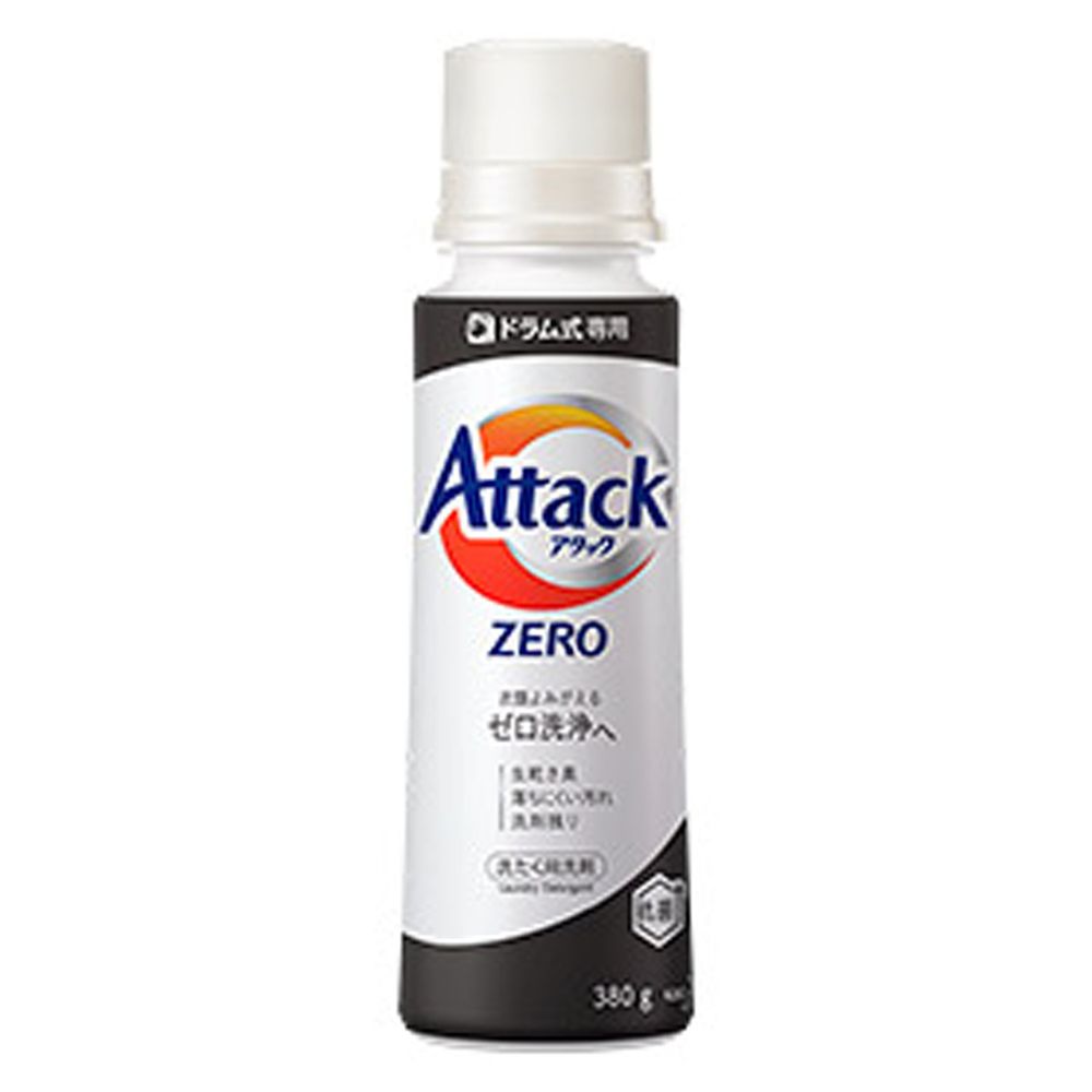 日本花王 - Attack Zero 超濃縮洗衣精-(適合滾筒式式洗衣機)-380g