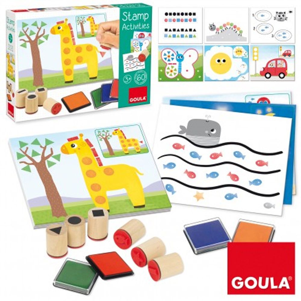 西班牙 GOULA - 【新品】木製印章創作組-3歲以上