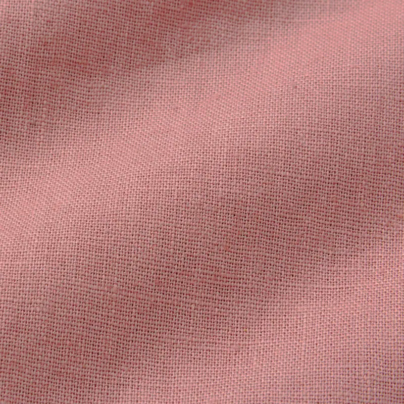 日本千趣會 - 假兩件吊帶棉麻透氣荷葉袖洋裝-條紋x卡其