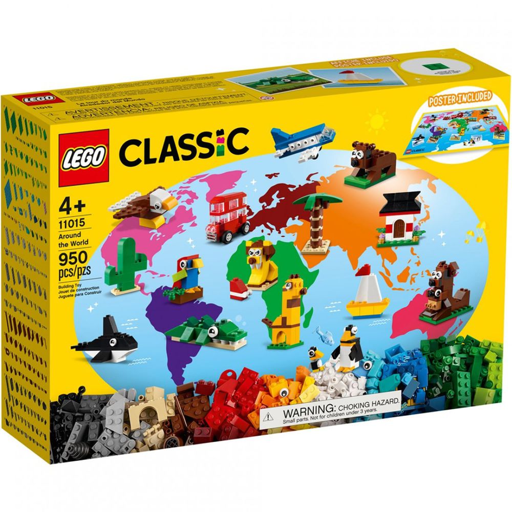 樂高 LEGO - 樂高積木 LEGO《 LT11015》Classic 經典基本顆粒系列 - 環遊世界-950pcs