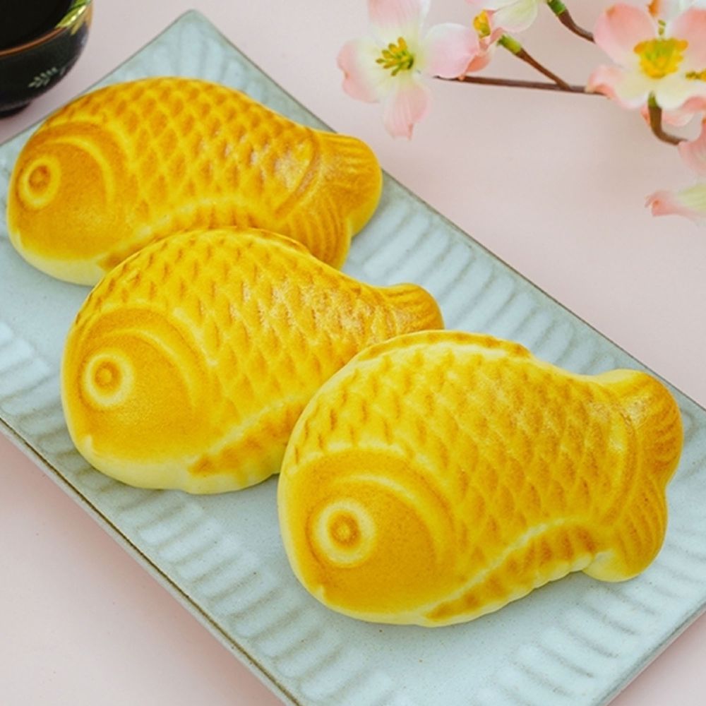 美姬饅頭 - 日式紅豆鯛魚燒鮮乳造型饅頭-6入-55g/顆
