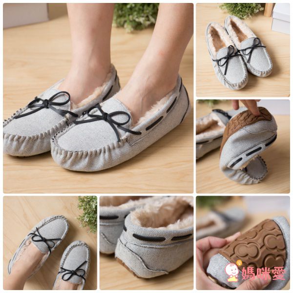 日本Zootie莫卡辛毛毛鞋/短靴/雪靴