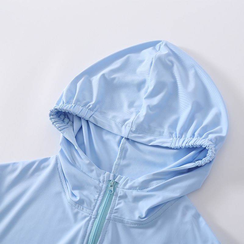 UPF50+卡通SNOOPY連帽防曬外套-SNOOPY家族-藍色