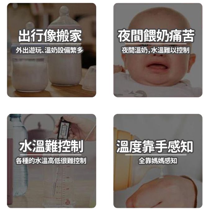 Supermama - 星空小兔子攜帶式加熱溫奶器