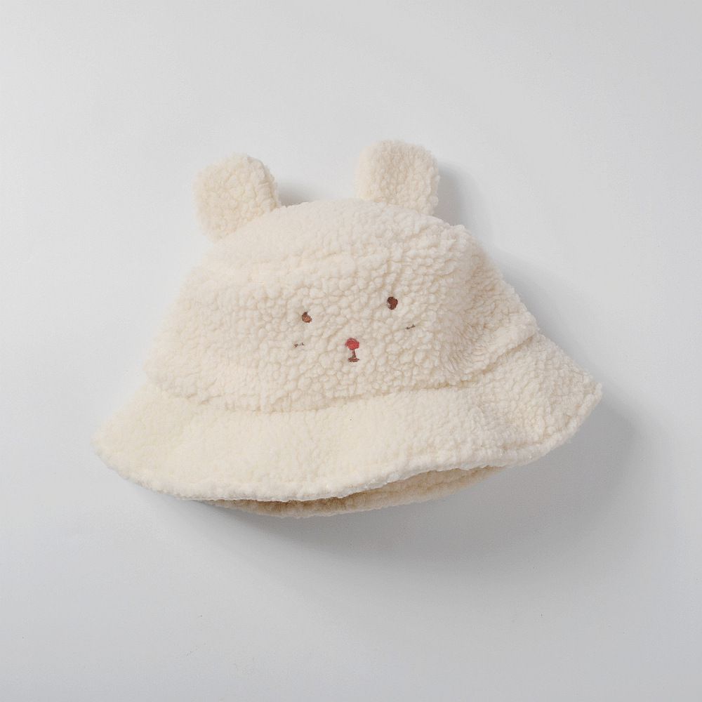 毛絨絨毛帽-小兔耳朵