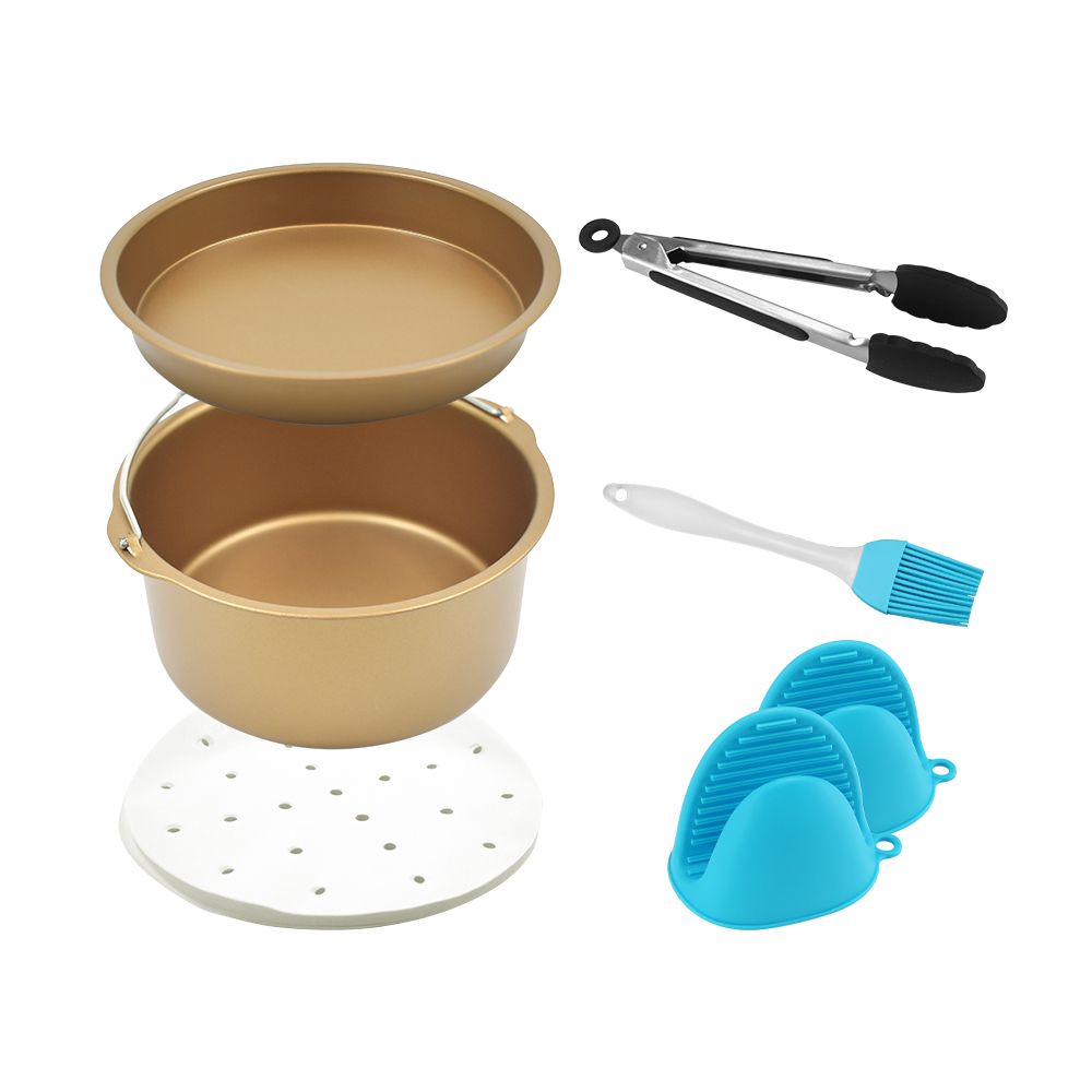 KALORIK 比利時凱瑞克 - 旋轉氣炸烤箱十全十美組-旗艦9件全配再送炸籃+Domedo氣炸烤箱配件六件組