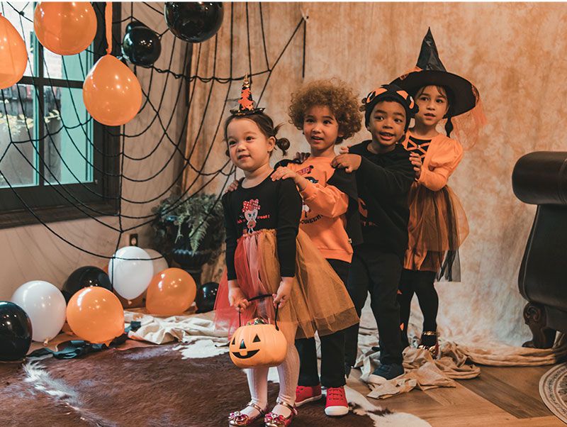 韓國 OZKIZ - (附帽子)南瓜女孩層次網紗洋裝