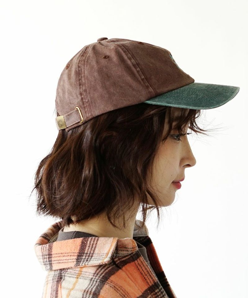 日本 zootie - 聯名款 刺繡撞色百搭老帽-卡其