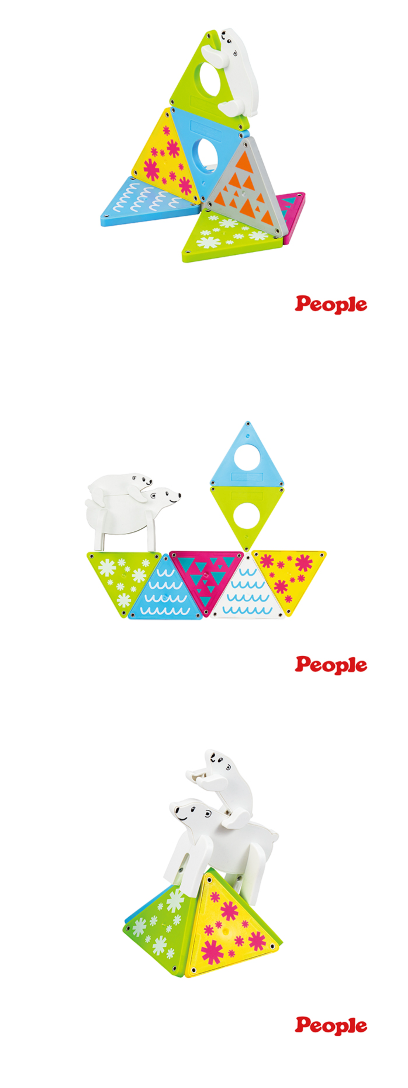 日本 People - 益智磁性積木BASIC系列-迷你動物園組(寒帶冰凍)