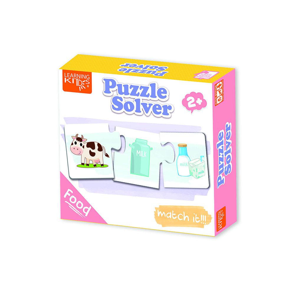 幼兒接龍拼圖-食物聯想主題