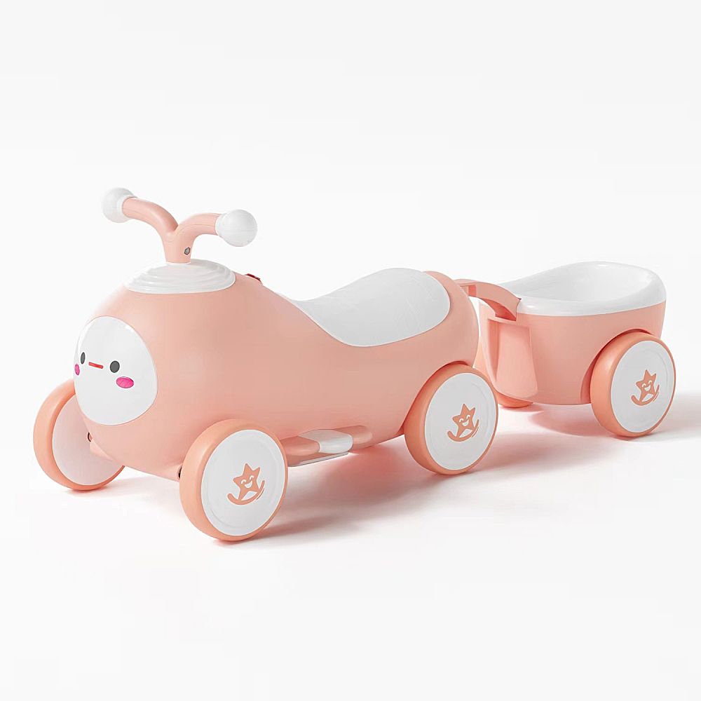 毛毛蟲學步拖車 嚕嚕車 RT-628P-粉紅色