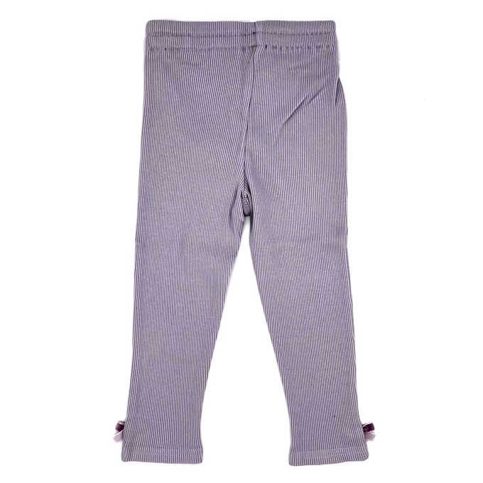 akachan honpo - 內搭褲-羅紋抽針針織布-紫色