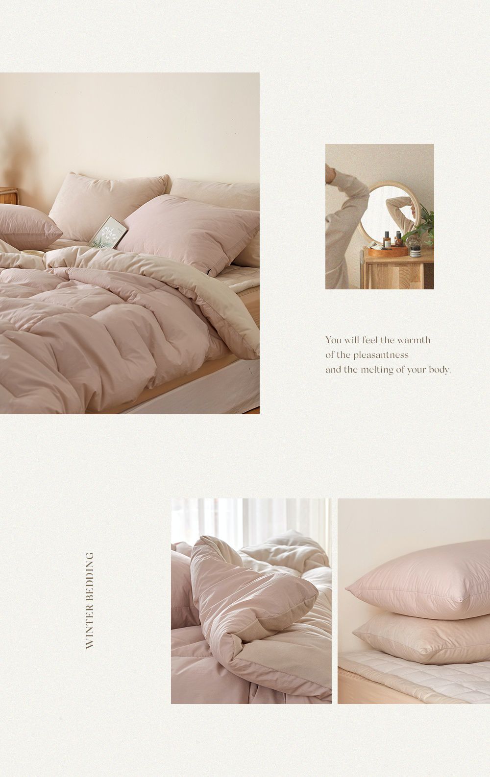 韓國 Maatila - 可水洗刷毛高密度60支棉棉被-草莓拿鐵