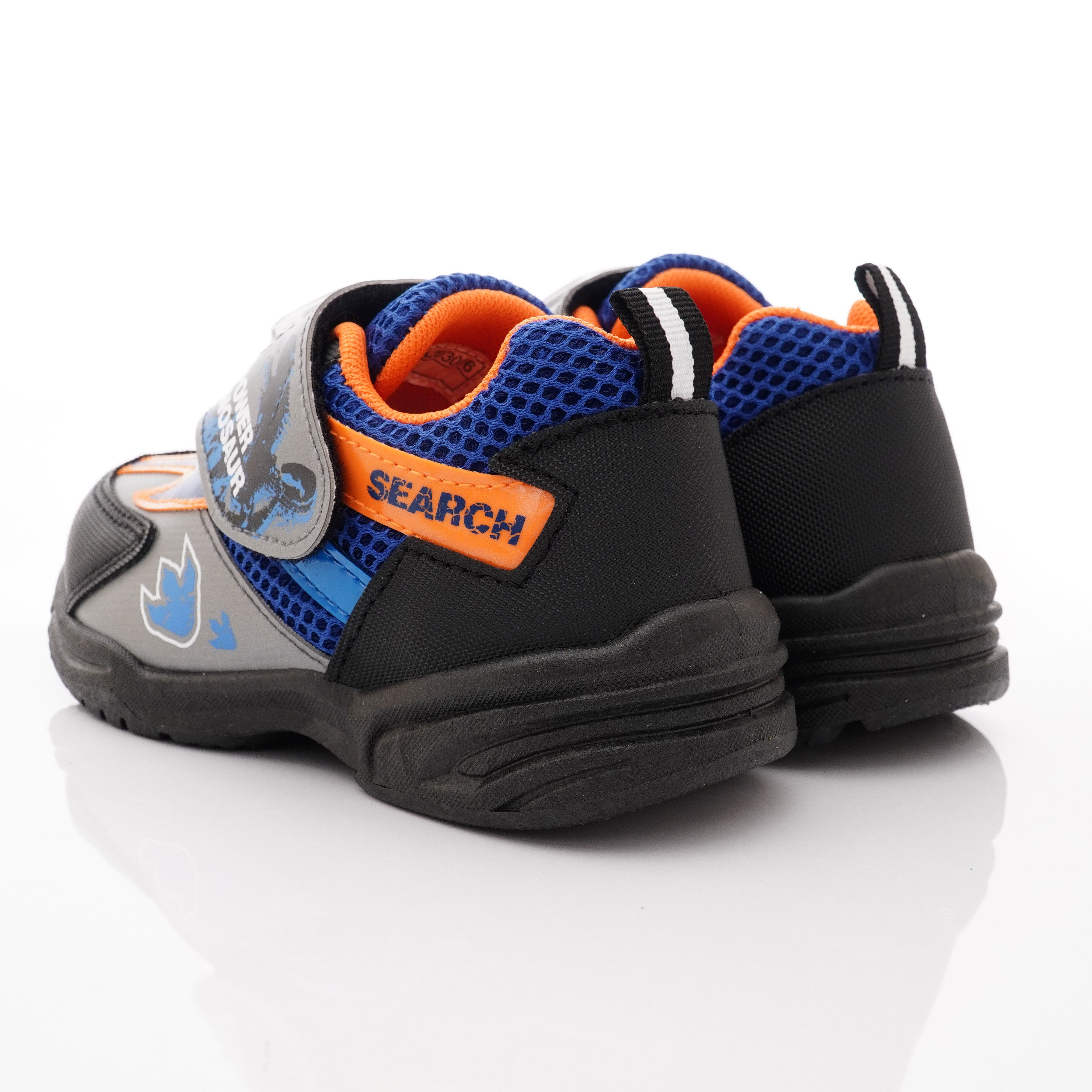 侏羅紀世界 - 恐龍電燈鞋款(中小童段)-鐵灰