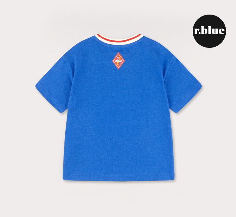 韓國 HEJMINI - Crew T-藍