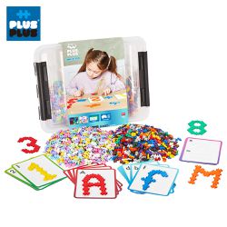 加加積木 PLUS PLUS - 小顆粒 ABC&123學習收納箱 2000pcs