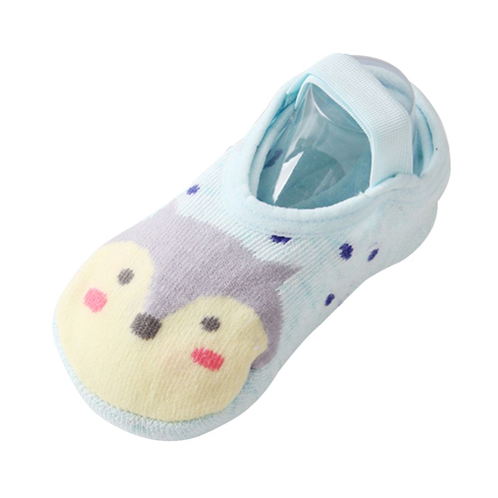 寶寶防滑地板襪-3雙入-D款-小浣熊+隨機2雙 (均碼11-13CM)